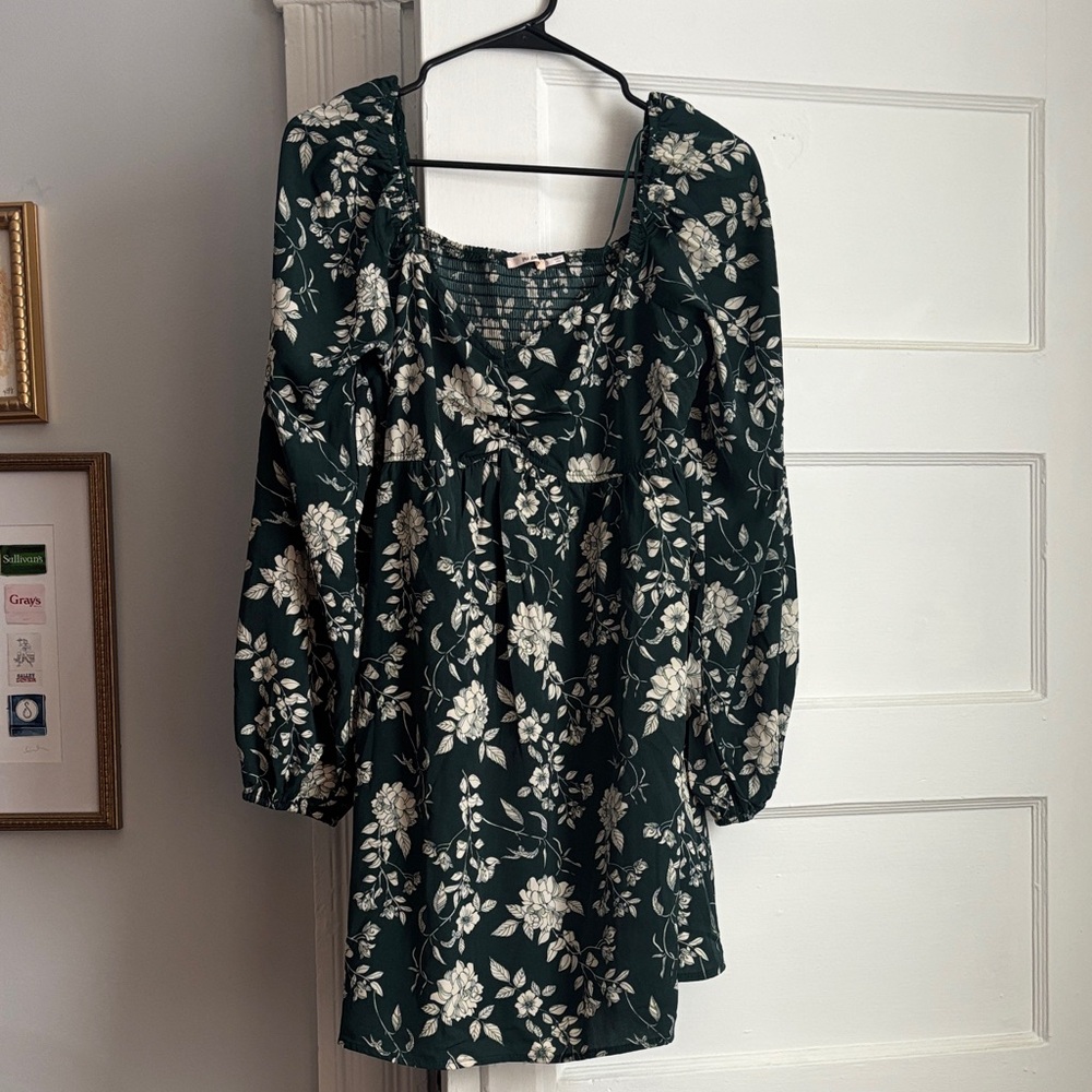 Floral Long Sleeve Dress